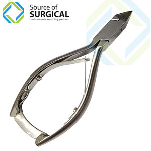 Coupe-ongles de pédicure en acier professionnel coupe incrustée droite pour orteils et doigts coupe-cuticule pour Nail Art - Product Image 1