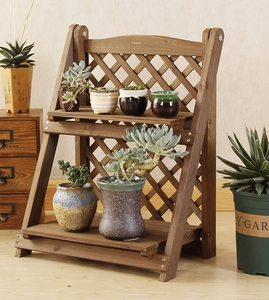 Support de vaisselle portable à 2 niveaux en bois vintage avec incrustations dorées, réutilisable, étanche et compatible lave-vaisselle - Product Image 4