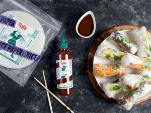 เวียดนามส่งออกแป้งสาลีทอดกรอบแบบแห้ง ขนาด 22 ซม. สำหรับทำปอเปี๊ยะ  สำหรับผู้ใหญ่และเด็ก บรรจุในถุง - Product Image 3