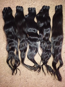 Celebrities Style 30-Inch Indian Virgin Remy Human Hair Extensions 8-Inch <b>Stretched</b> Length Super Wave <b>Machine</b> Double Weft Hair - Product Image 2