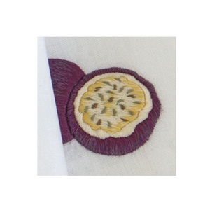 Quang-servilleta bordada a mano, 100% algodón - Product Image 2