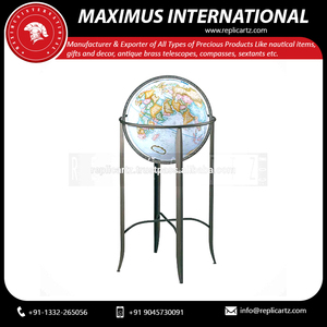 Replicartz IQ-IT-06 Globo Terráqueo Decorativo de Metal para Escritorio, Globo de la Tierra Educativo para Niños, Adultos, Escuela, Hogar, Oficina - Product Image 5
