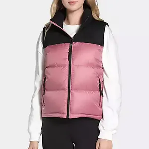 卸売薄い超軽量フード付き暖かいプラスサイズの女性の冬のコートナイロン女性フグダウンジャケット