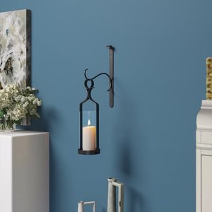 Tall <b>glass</b> wall sconce - Product Image 3