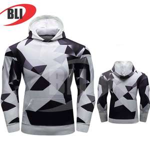 Sweat à capuche en molleton de coton et polyester de haute qualité, impression par sublimation intégrale, sweat à capuche personnalisé, sweat à capuche tendance pour hommes - Product Image 4