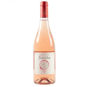 Rượu TONDO ROSA Rose PGI Salento-puglia-Tươi Và Cân Bằng Trên Vòm Miệng. Bình Thủy Tinh 0.75 L