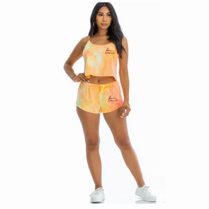 Conjuntos de pantalones cortos deportivos con cintura ajustable, para verano - Product Image 4