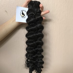 Cabello Humano Remy Virgen Natural 100% de Calidad Superior, Ondulado Profundo Suelto Vietnamita, Extensiones de Cabello de 8-32 Pulgadas con Doble Trama a Máquina - Product Image 3