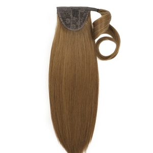 Queue de cheval à clipser en cheveux vierges vietnamiens de qualité supérieure, origine Nasa Hair, cuticules intactes, vente en gros, prête à l'emploi, noir ombré - Product Image 2