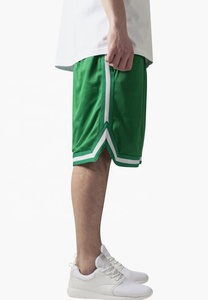 บาสเก็ตบอลเล่นยิมของผู้ชายพิมพ์ลายตาข่ายหนาสองชั้นแบบลำลองสีเขียว5.5นิ้ว - Product Image 3