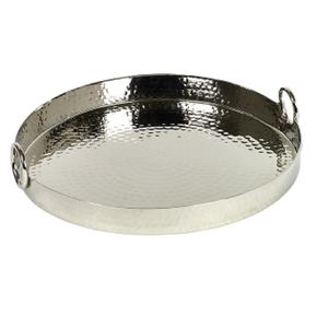 ชามอลูมิเนียมนิกเกิลและจานสำหรับตกแต่งดอกไม้ชุบเงินทรงกลมอลูมิเนียมหล่อชามดอกไม้สำหรับขาย - Product Image 3