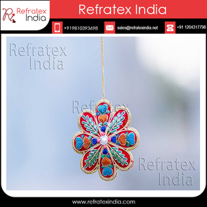 เครื่องตกแต่งเทศกาลคริสต์มาส,เครื่องประดับคริสต์มาสแบบแฮนด์เมดยอดนิยมจากอินเดีย - Product Image 4