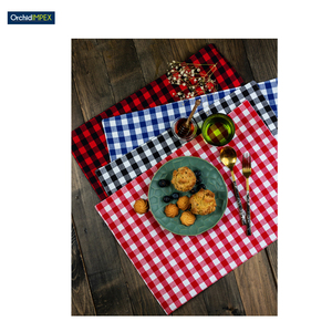 Wholesale Lowest Price Pure Organic Cotton Place Mat for Table Decor from Indian Manufacturer - Product Image 1
