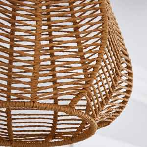 Abat-jour de plafond en jonc de mer tissé à la main, exquis et durable, couleur personnalisée pour la maison, style moderne rustique côtier, meilleur choix - Product Image 4