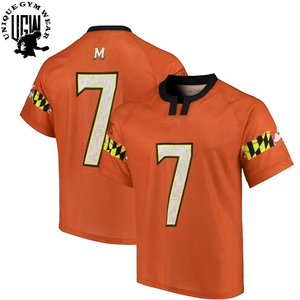 Uniforme de football américain personnalisé de haute qualité, 100% polyester, séchage rapide, respirant, grande taille, couleurs et positions de logo personnalisées - Product Image 5