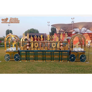 Comptoirs de restauration pour mariage indien, finition dorée, acier inoxydable, buffets/comptoirs de restauration, nouveau design, buffet de restauration en acier inoxydable - Product Image 2