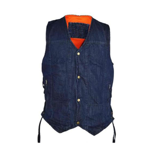 Débardeur en Jean sans manches pour hommes, veste décontractée, Slim, Design OEM, nouvelle collection - Product Image 1