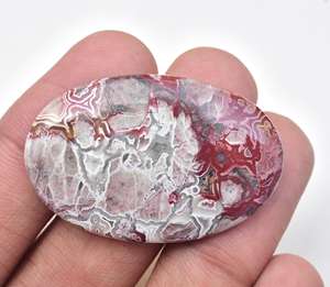 Meilleur modèle de Cabochon de pierres précieuses d'agate de dentelle de fantaisie mexicaine, Lot de vente en gros - Product Image 4