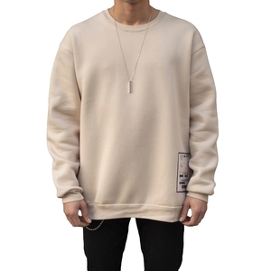 Sudadera Blanca con Estampado de Rosas para Hombre, Tejido de Punto 100% Algodón, 360 GSM, Forro Cepillado, Estilo Casual Urbano, Mangas con Puños, Talla Grande 2023 - Product Image 6