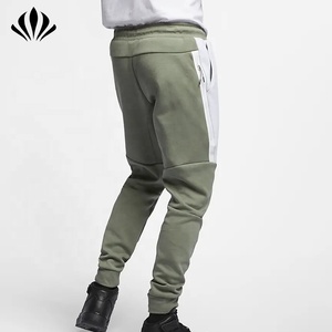 <span class=keywords><strong>Pantalon</strong></span> de jogging pour hommes en polaire technique personnalisé <span class=keywords><strong>Pantalon</strong></span> de survêtement coupe ajustée Joggers légers fuselés avec poche - Product Image 2