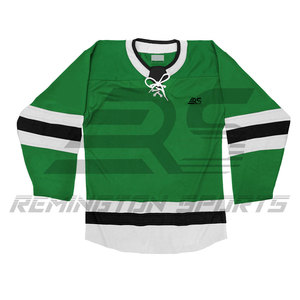Livraison rapide Impression personnalisée Uniformes de l'équipe de hockey sur glace Chemises unies Prix bon marché Uniforme de hockey sur glace - Product Image 1