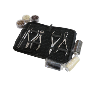 Professionnel En Acier Inoxydable Coupe De Cheveux Cisaillement Trame Extension De Cheveux Premium Pinces Outils Kit Drop Shipping Disponible - Product Image 3