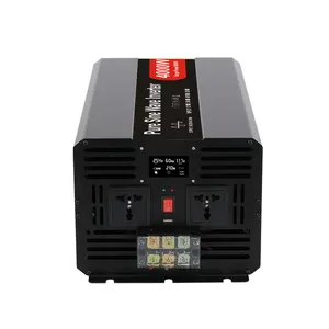 उच्च वृद्धि शक्ति औंधा 4000W 12v 220v शुद्ध साइन लहर औंधा