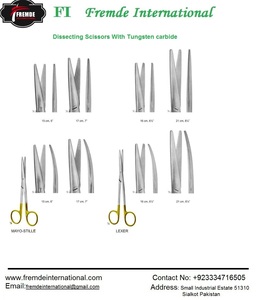 Tijeras de secar con carburo de tungsteno, instrumentos quirúrgicos, certificado CE - Product Image 2