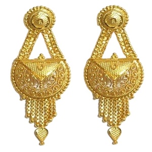 ต่างหูเทียมหรูหรารูปใบไม้,ต่างหูยาวของขวัญใบเล็กสีขาวทันสมัยสำหรับงานปาร์ตี้เดรสดิจิตัล - Product Image 1