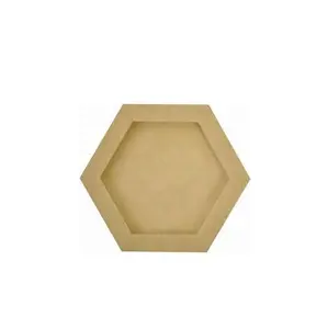 MDF photo Frame for customized size New Design Hexagon shape High Quality Photo and home decorative for sale