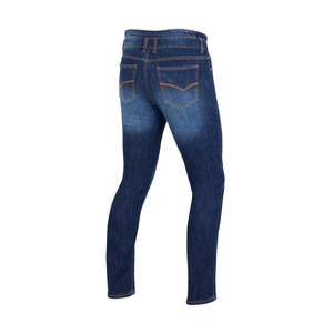 Vaqueros de estilo arrugado para hombre, jeans lavados, azul marino, AA, aramida, superventas - Product Image 3