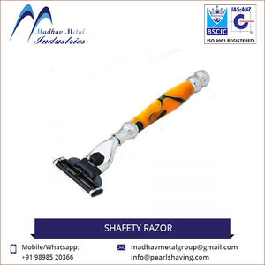 Rasoir à cartouche à triple lame en acier inoxydable avec logo personnalisé, très vendu, pour hommes et femmes, usage personnel - Product Image 4