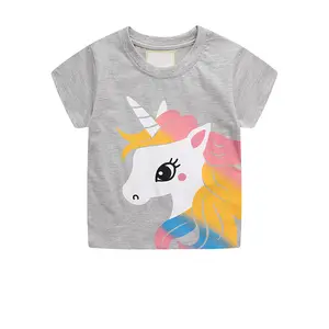 Little Kids Boys Cotton T-Shirt / Cute Cartoon Animal Pattern Summer Short Sleeve Tops For Boys / Cotton T shirts For Boys