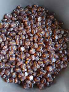 Cuentas de cristal con forma de hoja amarilla sopladas a mano al por mayor, cristal de Murano hecho a mano, último diseño exquisito, ampliamente utilizado - Product Image 3