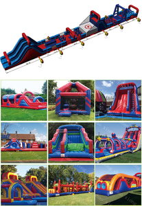 Ngoài trời dành cho người lớn Inflatable Mili -- tary thư bị trả lại không khí nhà các chướng ngại vật cho trẻ em - Product Image 6