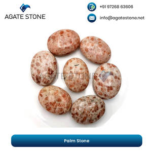 Piedra solar pulida natural Piedra de Palma LISA para la manifestación del amor Curación emocional Restauración de la vitalidad e inspiración creativa - Product Image 2