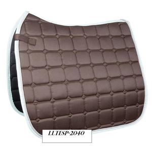 แผ่นอานกระโดดแบบอังกฤษผ้าซาตินโพลีเอสเตอร์พร้อมท่อไนล่อนและไส้โฟมดีไซน์แบบบุสองชั้น - Product Image 3