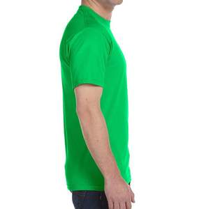 OEM al por mayor en blanco liso 100% algodón camisetas unisex camiseta personalizada verde cuello redondo Camiseta para hombres - Product Image 2