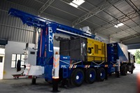 Plateforme de forage de puits d'eau PDTHR-600 montée sur remorque/skid pour les Africains avec une profondeur de 600 m à vendre
