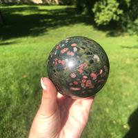 Nouvel Arrivage en Gros : Sphère de Luxe en Agate Étoilée Nautique Fleur de Prunier, 45-55mm, Polie, 100% Cristal de Quartz Naturel