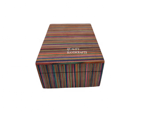 Caja de Joyería de Madera Multicolor de Diseño Exclusivo con Exterior de Hueso y Logotipo Personalizado - Decoración de Hogar de Lujo, Regalo Empresarial Perfecto para el Día de la Madre - Product Image 5