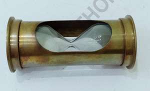 NAUTIACL Table maritime nautique marron antique sablier sablier style design moderne pour décoration de bureau - Product Image 2