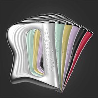 Tablero de raspado de acero inoxidable para masaje, herramienta ergonómica de terapia física, estimulador muscular duradero para el cuerpo, venta al por mayor