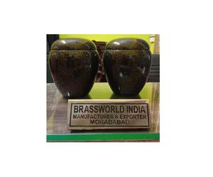 Suministros funerarios de urna de cremación de aluminio negro: recipiente elegante y duradero para conmemorar a los seres queridos - Product Image 1