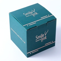 Logo en or rose personnalisé E Flûte en carton ondulé Boîte de livraison et d'emballage dentaire Boîte d'expédition pour laboratoires dentaires