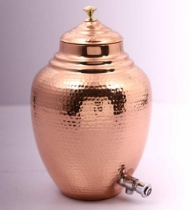 Olla de agua de cobre para uso en el hogar y el hotel, hecha a mano - Product Image 4