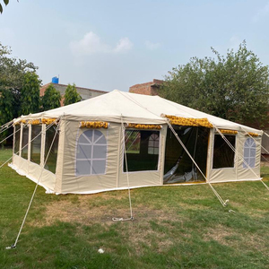 Tente de camping extérieure de luxe du Moyen-Orient avec toile imperméable à cadre en fer pour une utilisation dans le désert - Product Image 1