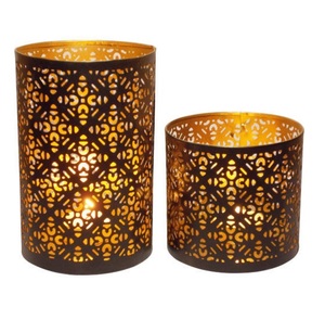 การออกแบบชั้นนําการออกแบบที่กําหนดเองทําด้วยมือเทียนโลหะ Votive ขายส่งผู้ส่งออกมาใหม่บ้านและสวนตกแต่งโลหะ Votive - Product Image 4