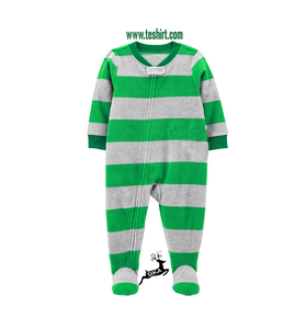 Conjunto de mono francés con temática navideña de calidad europea para bebés recién nacidos Pelele de algodón de bambú orgánico Botón a presión Tamaño de niño - Product Image 1