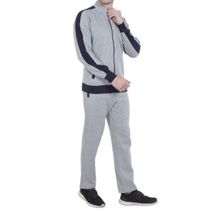 Chándal de entrenamiento para hombre de algodón 100%, traje de seguimiento para hombre de último diseño, en blanco, transpirable y ligero de talla grande - Product Image 3